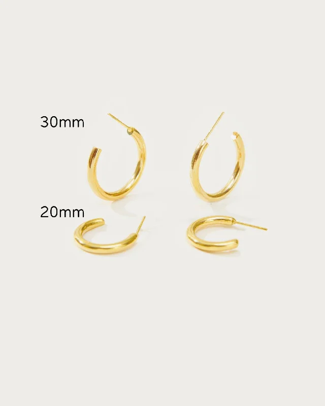 The Perfect Accessory For Less – Jewelry Sale Live Stylish Statements Gold Endless Hoop Earrings Set
