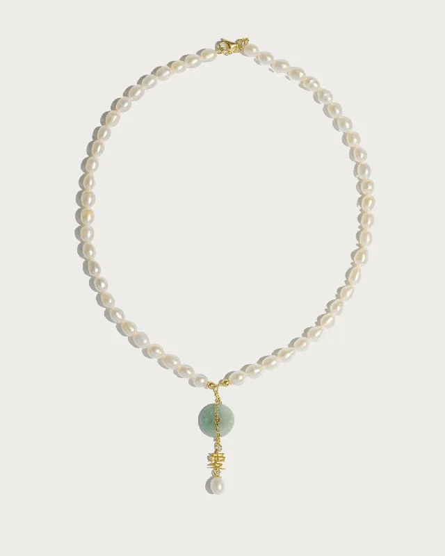 Personalized Engraved Jewelry For Meaningful Gifts Refined Fashion Sale Jade Pearl Necklace Personalized Engraved Jewelry For Meaningful Gifts Refined Fashion Sale Jade Pearl Necklace