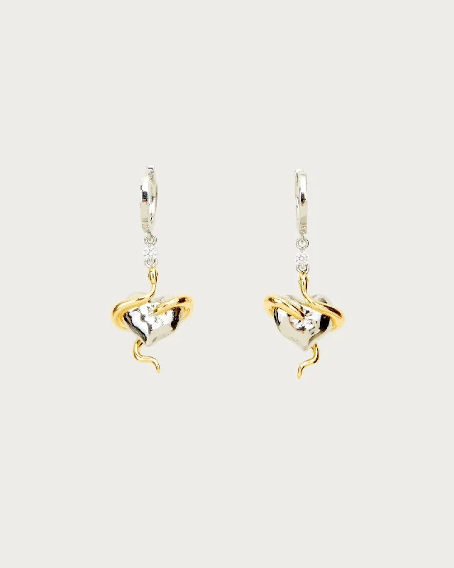 Special Deals On Handcrafted And Designer Jewelry Contemporary Chic Promotions Heart's Guardian Serpent Earrings Special Deals On Handcrafted And Designer Jewelry Contemporary Chic Promotions Heart's Guardian Serpent Earrings
