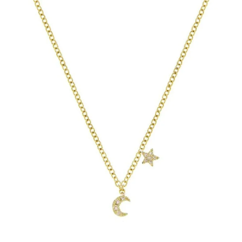 Timeless Elegance, Temporary Discounts – Act Fast Bid Farewell To The Old Season Mini Moon and Star in Yellow Gold Timeless Elegance, Temporary Discounts – Act Fast Bid Farewell To The Old Season Mini Moon and Star in Yellow Gold