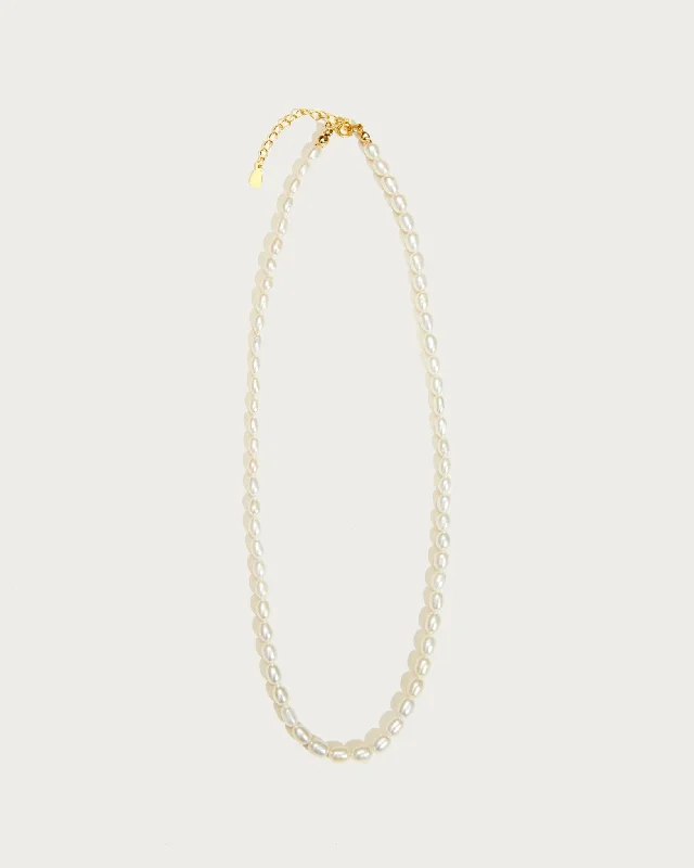 Grab Stylish Jewelry Before The Sale Ends Chic Style, Always In Vogue Natural Pearl Chain Necklace Grab Stylish Jewelry Before The Sale Ends Chic Style, Always In Vogue Natural Pearl Chain Necklace
