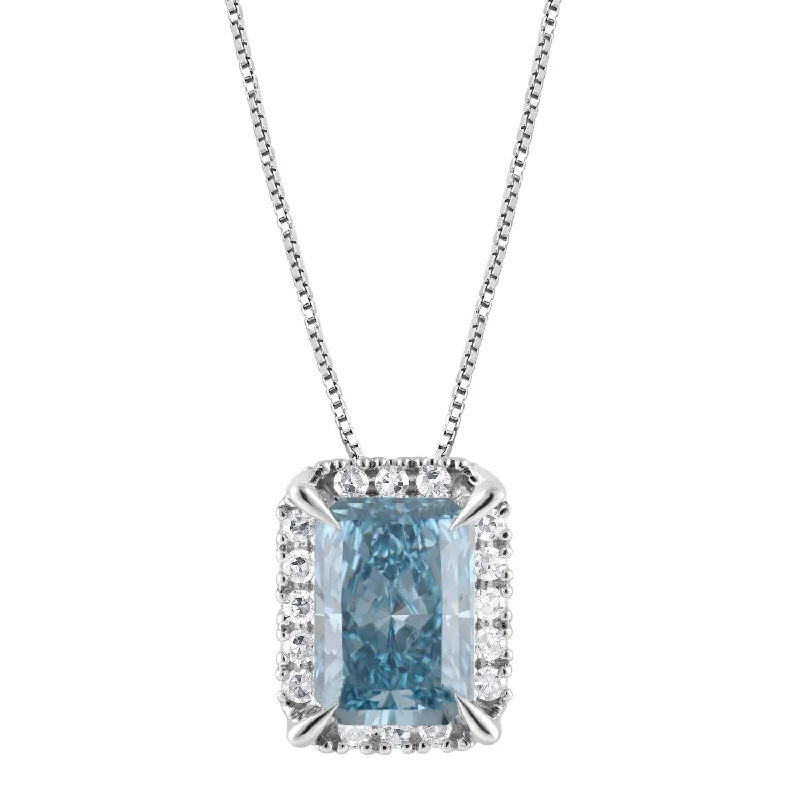 Premium Jewelry At Special Low Prices For A Limited Time Find Your Unique Flair Signature EcoLove 1-3/4 CTW Fancy Blue Lab Grown Diamond Pendant in 14KT White Gold Premium Jewelry At Special Low Prices For A Limited Time Find Your Unique Flair Signature EcoLove 1-3/4 CTW Fancy Blue Lab Grown Diamond Pendant in 14KT White Gold