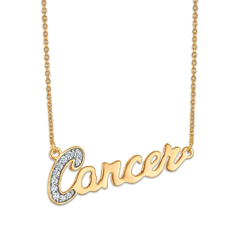 Elegant Jewelry Styles At Budget-Friendly Prices Enjoy Discount Simone I Smith Collection Cancer Necklace in 18KT Gold Plated Sterling Silver Elegant Jewelry Styles At Budget-Friendly Prices Enjoy Discount Simone I Smith Collection Cancer Necklace in 18KT Gold Plated Sterling Silver