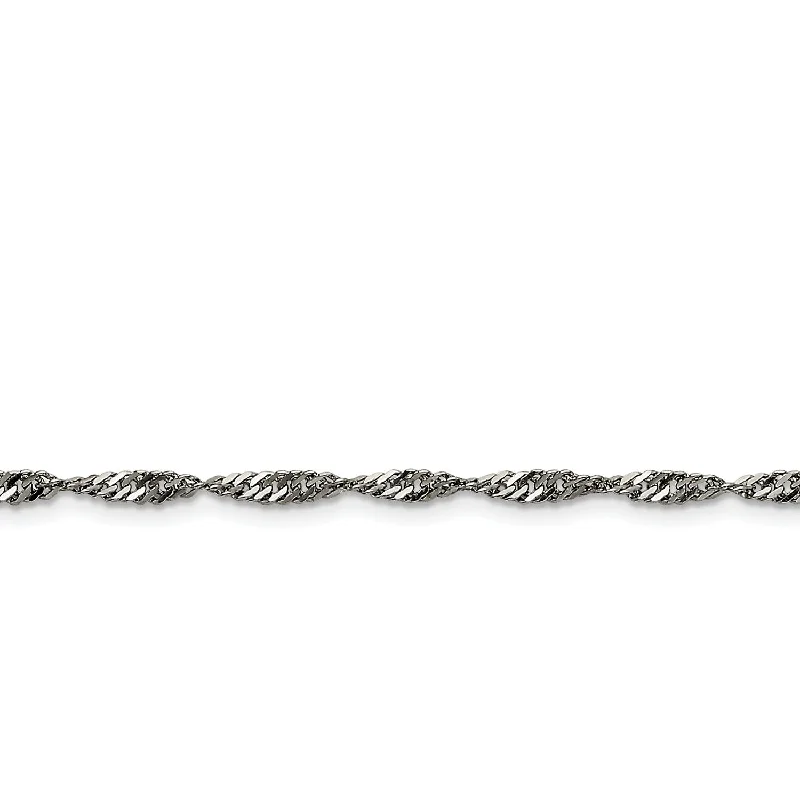 Flash Sale On Stunning Jewelry – Don't Miss Out Chic And Trendy Stainless Steel 3.0mm 24in Singapore Chain Flash Sale On Stunning Jewelry – Don't Miss Out Chic And Trendy Stainless Steel 3.0mm 24in Singapore Chain