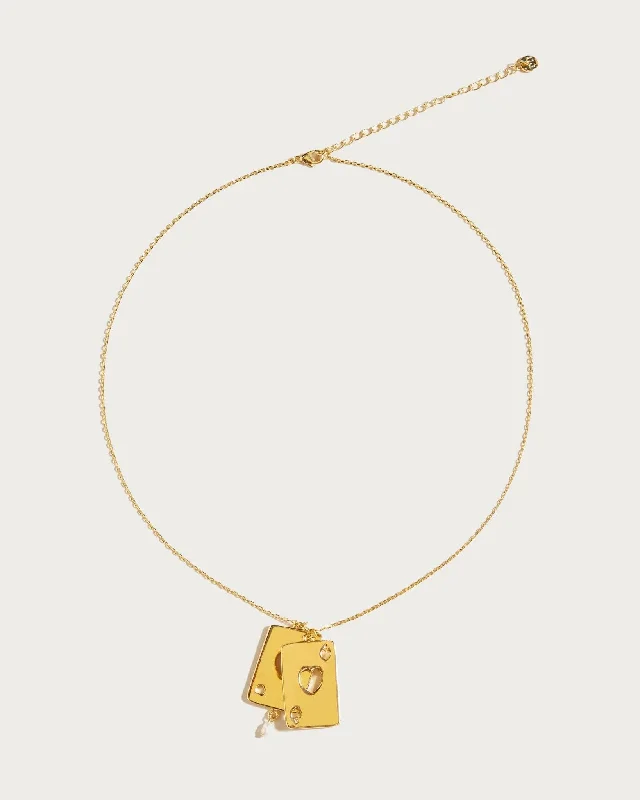 Affordable Glamour – Premium Jewelry For Less Modern Fashion Sale The Lucky Necklace in Gold Affordable Glamour – Premium Jewelry For Less Modern Fashion Sale The Lucky Necklace in Gold