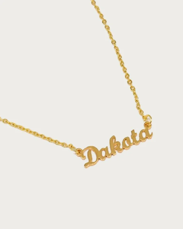 Flash Sale On Exquisite Jewelry – Don't Miss Out Chic & Modern Sales The Script Nameplate Customized Necklace