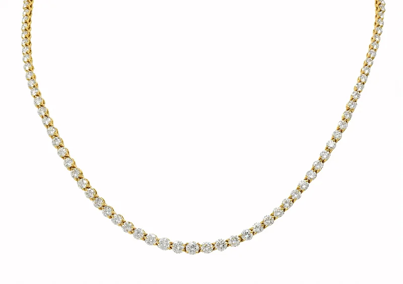 Affordable Elegance – Special Jewelry Sale Now Live Boutique Styles Tiffany & Co. 10.18 CTW Diamond 18 Karat Yellow Gold Victoria Riviera Necklace Affordable Elegance – Special Jewelry Sale Now Live Boutique Styles Tiffany & Co. 10.18 CTW Diamond 18 Karat Yellow Gold Victoria Riviera Necklace