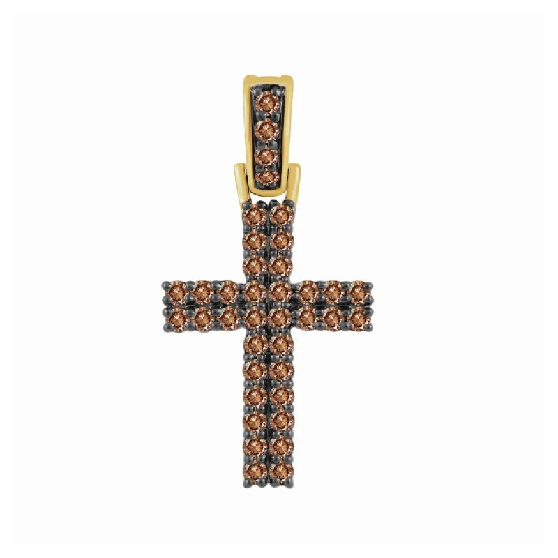 Last Chance To Grab Your Favorite Jewelry At A Discount Get The Latest Trends Titán by Adrian Gonzalez 10KT Gold 1/2 CTW Diamond Cross Pendant. Chain Not Included Last Chance To Grab Your Favorite Jewelry At A Discount Get The Latest Trends Titán by Adrian Gonzalez 10KT Gold 1/2 CTW Diamond Cross Pendant. Chain Not Included