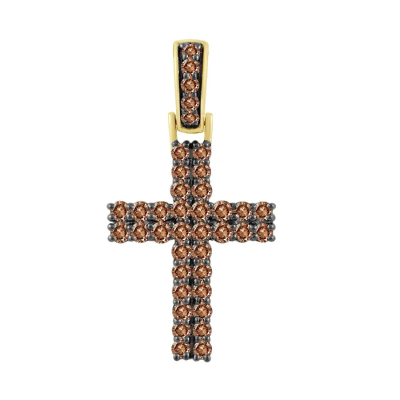 Elegant Jewelry Pieces At Unbelievable Prices Chic Style, Always In Vogue Titán by Adrian Gonzalez 10KT Gold 1 CTW Diamond Cross Pendant. Chain Not Included Elegant Jewelry Pieces At Unbelievable Prices Chic Style, Always In Vogue Titán by Adrian Gonzalez 10KT Gold 1 CTW Diamond Cross Pendant. Chain Not Included