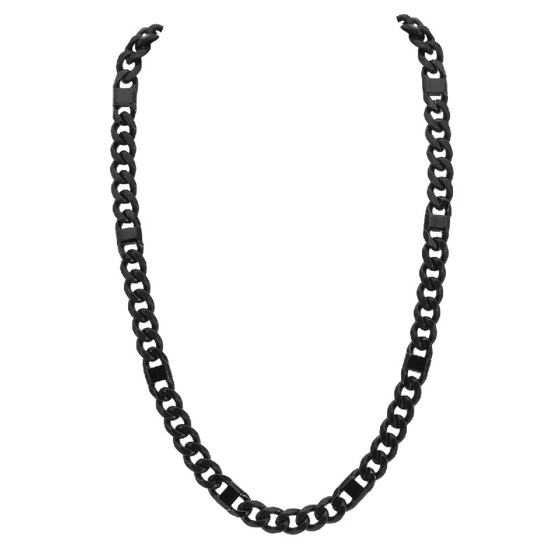 Shop Stylish Jewelry Now And Save Big Shop Sales Titán by Adrian Gonzalez Black Stainless Steel Curb Chain Shop Stylish Jewelry Now And Save Big Shop Sales Titán by Adrian Gonzalez Black Stainless Steel Curb Chain