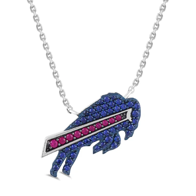 Buy More, Save More On Stunning Jewelry Designs Vibrant Style Promotions True Fans Fine Jewelry Buffalo Bills 18-inch Pendant in Sterling Silver Buy More, Save More On Stunning Jewelry Designs Vibrant Style Promotions True Fans Fine Jewelry Buffalo Bills 18-inch Pendant in Sterling Silver