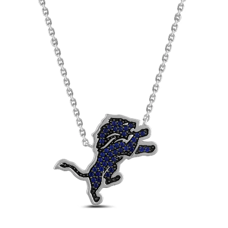 Seasonal Jewelry Sale – Upgrade Your Style Today Refined Fashion Sale True Fans Fine Jewelry Detroit Lions 18-inch Pendant in Sterling Silver Seasonal Jewelry Sale – Upgrade Your Style Today Refined Fashion Sale True Fans Fine Jewelry Detroit Lions 18-inch Pendant in Sterling Silver