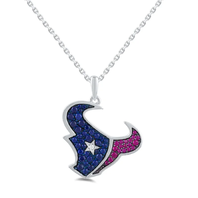 Shop Elegant Jewelry At Unbeatable Prices On-Trend Fashion Offers True Fans Fine Jewelry Houston Texans 18-inch Pendant in Sterling Silver Shop Elegant Jewelry At Unbeatable Prices On-Trend Fashion Offers True Fans Fine Jewelry Houston Texans 18-inch Pendant in Sterling Silver