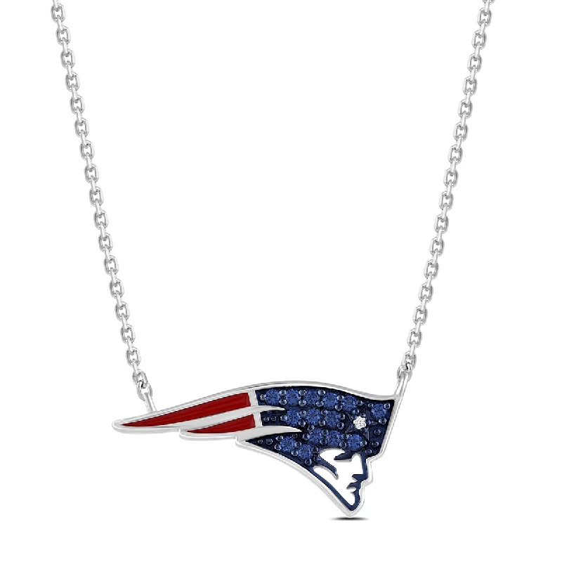 Discounted Luxury Jewelry – Shine Without The Splurge Vintage-Modern Style Offers True Fans Fine Jewelry New England Patriots 18-inch Pendant in Sterling Silver Discounted Luxury Jewelry – Shine Without The Splurge Vintage-Modern Style Offers True Fans Fine Jewelry New England Patriots 18-inch Pendant in Sterling Silver
