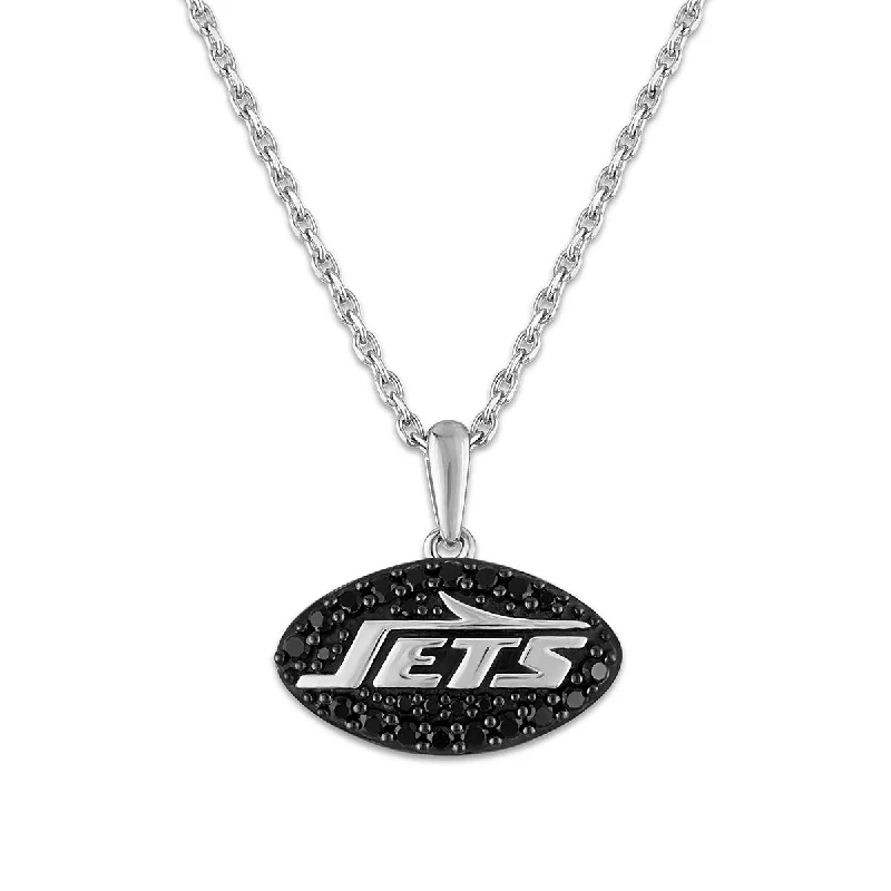 Shop Signature Jewelry Styles At Exclusive Prices Save Big True Fans Fine Jewelry New York Jets 18-inch Pendant in Sterling Silver Shop Signature Jewelry Styles At Exclusive Prices Save Big True Fans Fine Jewelry New York Jets 18-inch Pendant in Sterling Silver