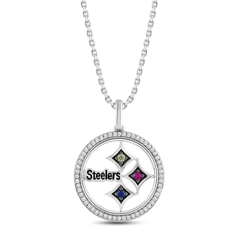 Jewelry Sale Alert – Shop Timeless Elegance Today Trend Forward Threads True Fans Fine Jewelry Pittsburgh Steelers 18-inch Pendant in Sterling Silver Jewelry Sale Alert – Shop Timeless Elegance Today Trend Forward Threads True Fans Fine Jewelry Pittsburgh Steelers 18-inch Pendant in Sterling Silver