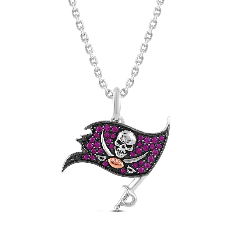 Buy More, Save More On Stunning Jewelry Pieces Fashion Sale True Fans Fine Jewelry Tampa Bay Buccaneers 18-inch Pendant in Sterling Silver Buy More, Save More On Stunning Jewelry Pieces Fashion Sale True Fans Fine Jewelry Tampa Bay Buccaneers 18-inch Pendant in Sterling Silver