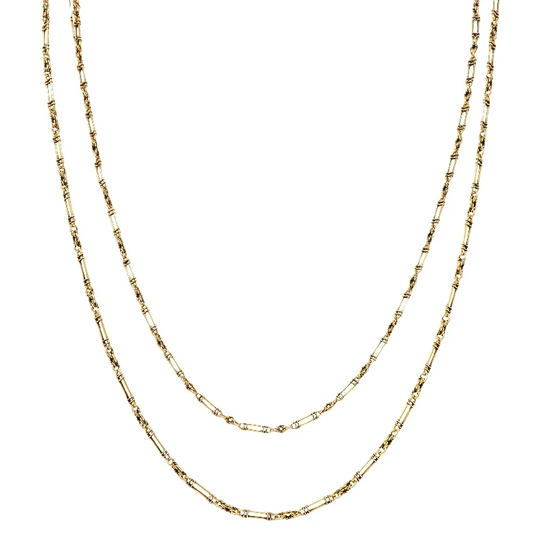 Exclusive Jewelry Sale Event – Shop Now New Season Fashion Preview Victorian 15 Karat Yellow Gold Elongated Oval Link Antique Chain Necklace Exclusive Jewelry Sale Event – Shop Now New Season Fashion Preview Victorian 15 Karat Yellow Gold Elongated Oval Link Antique Chain Necklace