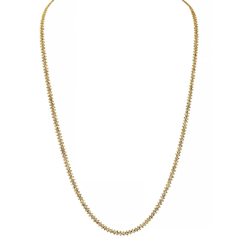 High-Quality Gemstone Jewelry For Special Occasions Exclusive Designer Style Deals Victorian 18 Karat Yellow Gold Granulate Antique Fancy Chain Necklace High-Quality Gemstone Jewelry For Special Occasions Exclusive Designer Style Deals Victorian 18 Karat Yellow Gold Granulate Antique Fancy Chain Necklace