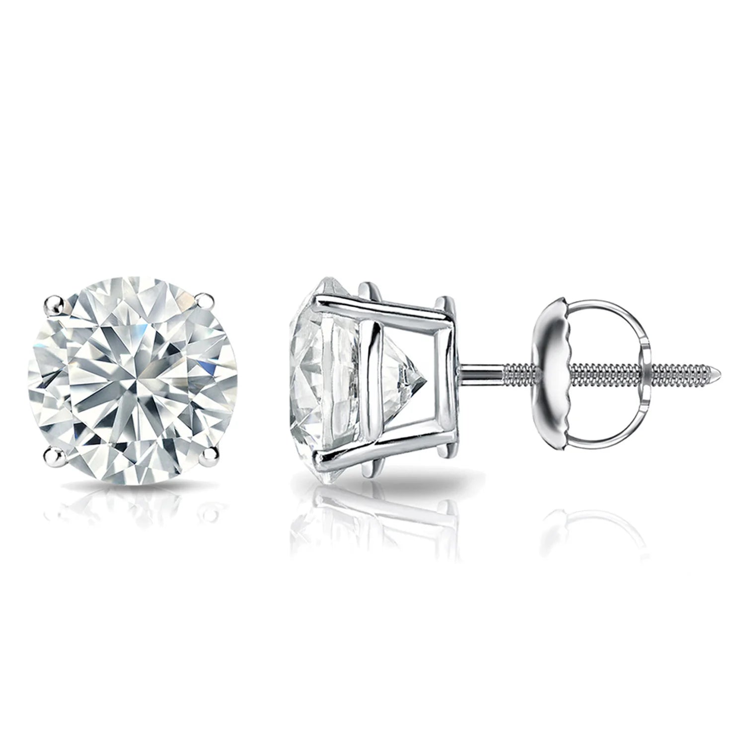 Must-Have Jewelry Pieces At Reduced Prices Affordable Trendy Fashion 1/4 Carat Round 14K White Gold 4 Prong Basket Set Diamond Solitaire Stud Earrings Must-Have Jewelry Pieces At Reduced Prices Affordable Trendy Fashion 1/4 Carat Round 14K White Gold 4 Prong Basket Set Diamond Solitaire Stud Earrings