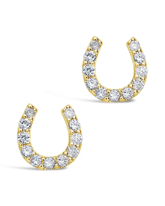 Exclusive Online Discounts On Stylish Jewelry Crazy Price Slashing 14K Gold Diamond Horseshoe Stud Earrings Exclusive Online Discounts On Stylish Jewelry Crazy Price Slashing 14K Gold Diamond Horseshoe Stud Earrings