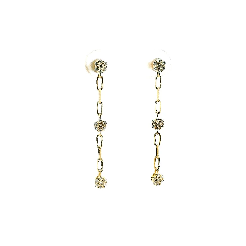Personalized Jewelry Sale – Meaningful Gifts At Great Prices Seasonal Sale 14K Yellow Gold 0.33cttw. Diamond Cluster Oval Link Dangle Stud Earrings Personalized Jewelry Sale – Meaningful Gifts At Great Prices Seasonal Sale 14K Yellow Gold 0.33cttw. Diamond Cluster Oval Link Dangle Stud Earrings