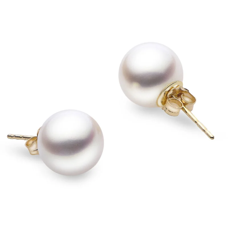 Unmissable Deals On Handmade Jewelry Collections Feminine Luxe Style Sale 14K Yellow Gold Signature High Luster Akoya Pearl Stud Earrings Unmissable Deals On Handmade Jewelry Collections Feminine Luxe Style Sale 14K Yellow Gold Signature High Luster Akoya Pearl Stud Earrings