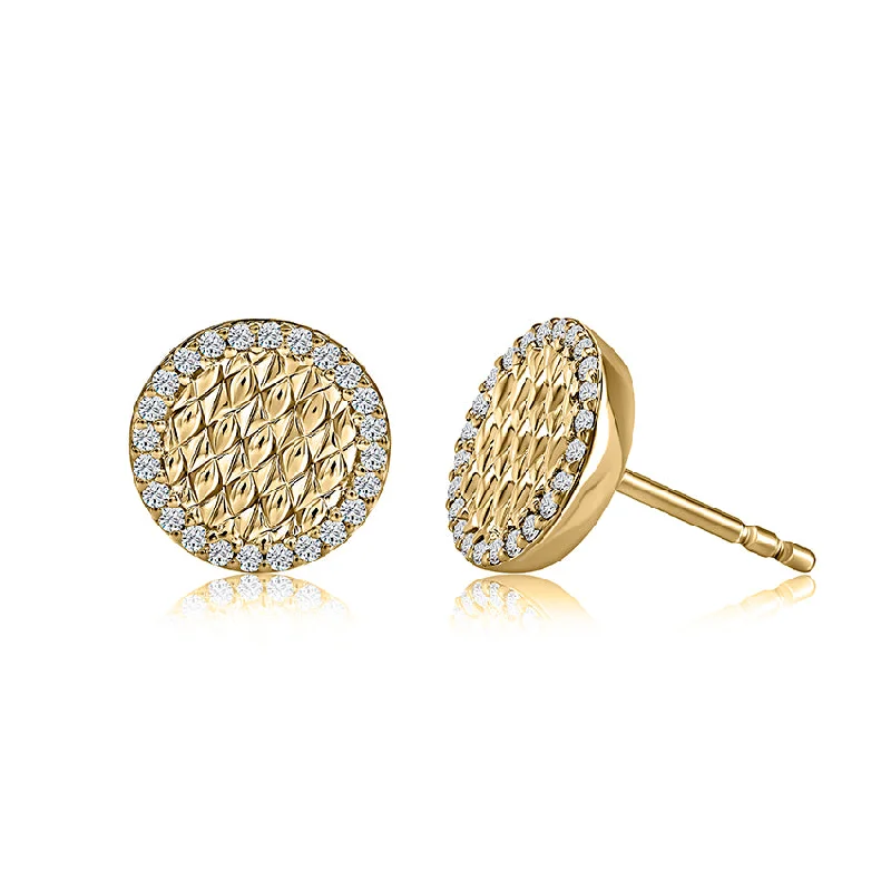 Best Jewelry Deals – Shop Premium Pieces At Great Prices Chic Style Discounts A. Jaffe 14K Yellow Gold 0.24cttw. Diamond Border w/ Quilted Center Stud Earrings Best Jewelry Deals – Shop Premium Pieces At Great Prices Chic Style Discounts A. Jaffe 14K Yellow Gold 0.24cttw. Diamond Border w/ Quilted Center Stud Earrings