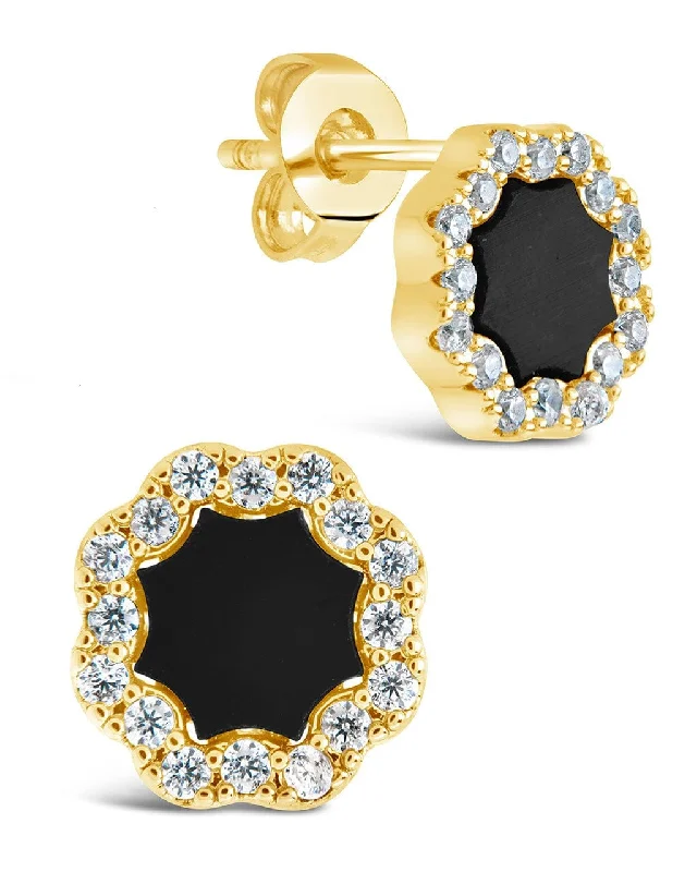 Get Your Favorite Jewelry At The Best Price Modern Chic Discounts CZ Bezel Frame Rose Petal Stud Earrings Get Your Favorite Jewelry At The Best Price Modern Chic Discounts CZ Bezel Frame Rose Petal Stud Earrings