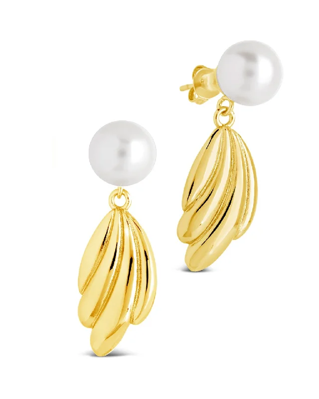 Jewelry Clearance Sale – Final Reductions Edgy Fashion Deals Chérie Pearl Shell Drop Stud Earrings Jewelry Clearance Sale – Final Reductions Edgy Fashion Deals Chérie Pearl Shell Drop Stud Earrings