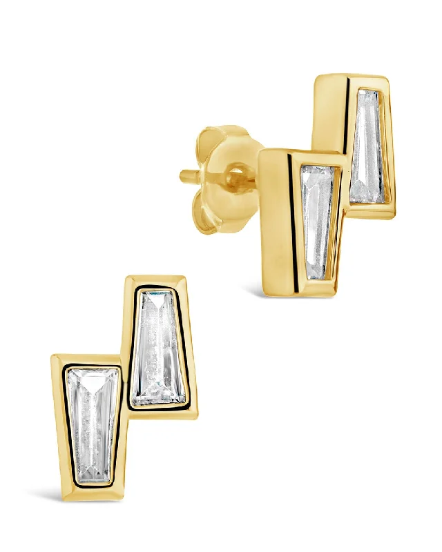 Limited-Stock Jewelry Sale – Once It's Gone, It's Gone Stylish Deals Colsie Tapered CZ Stud Earrings Limited-Stock Jewelry Sale – Once It's Gone, It's Gone Stylish Deals Colsie Tapered CZ Stud Earrings