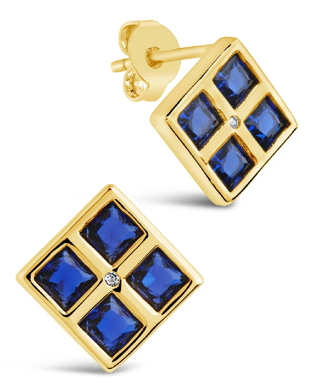 Stunning Jewelry At Even More Stunning Prices Vibrant Style Promotions Fiya CZ Stud Earrings Stunning Jewelry At Even More Stunning Prices Vibrant Style Promotions Fiya CZ Stud Earrings