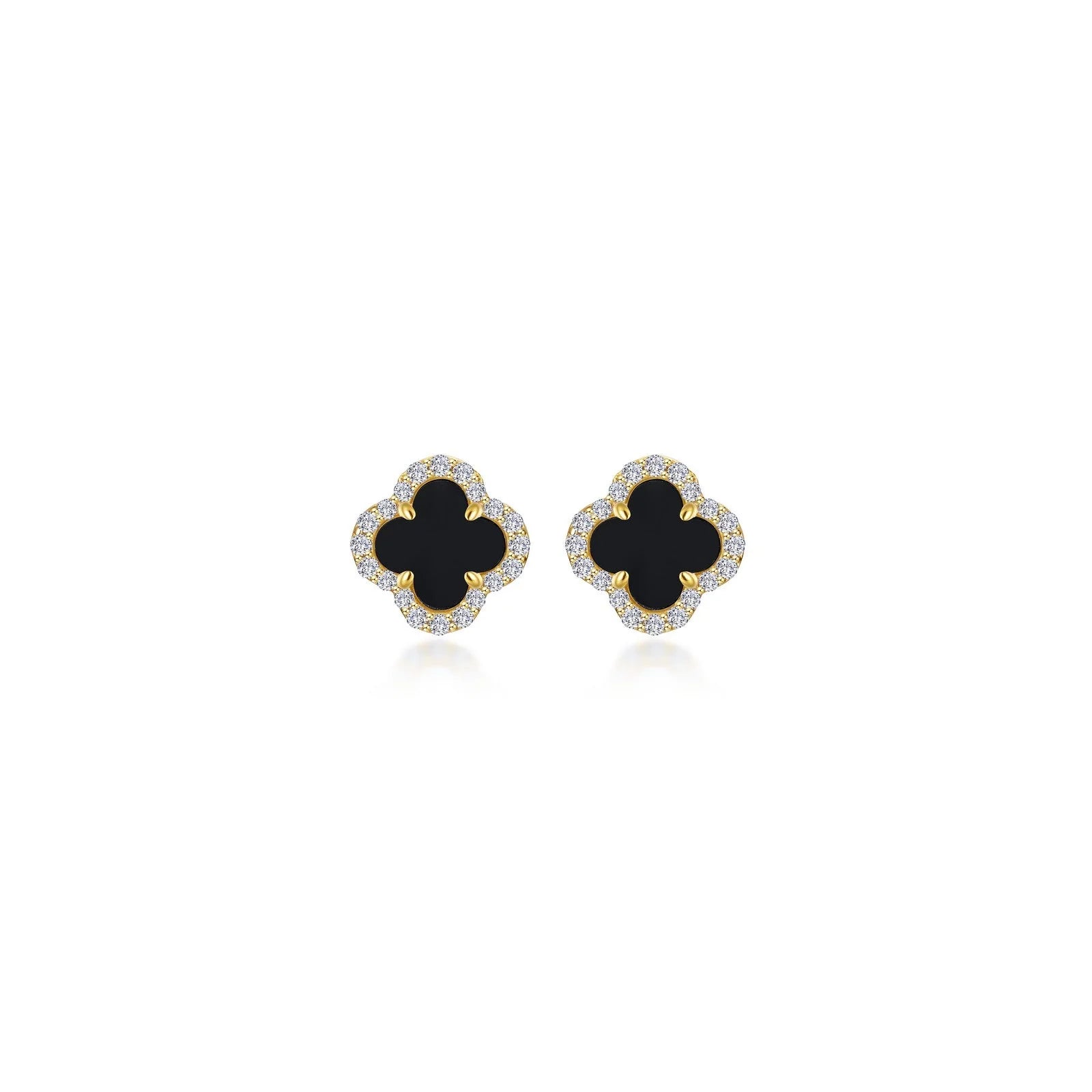 Don't Miss Our Biggest Jewelry Sale Of The Season Cool Prices Lafonn Simulated Diamond & Black Onyx Halo Stud Earrings E0609OXG00