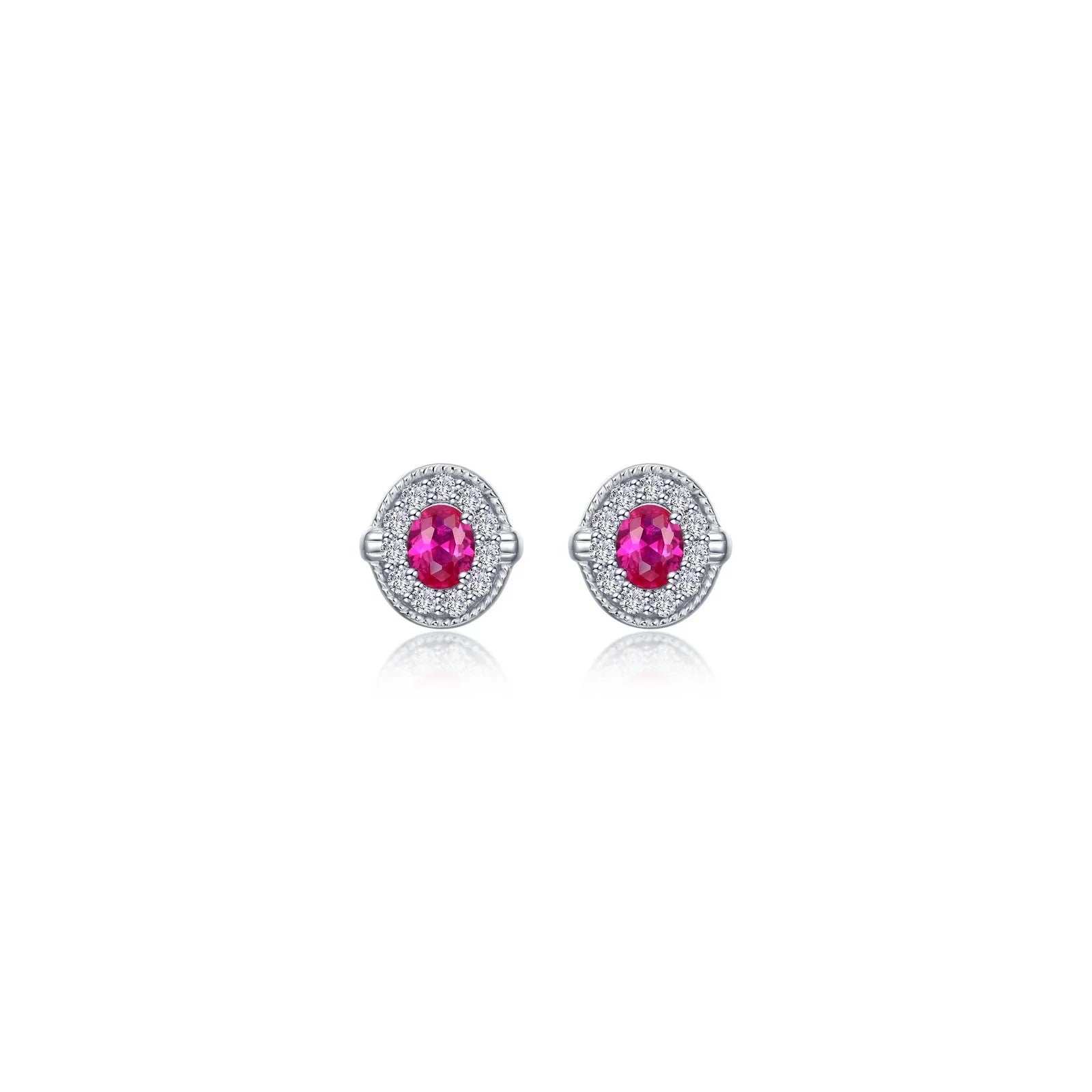 Breathtaking Jewelry, Breathtaking Prices Relaxed Style Lafonn Simulated Diamond & Ruby Halo Stud Earrings E0592CRP00 Breathtaking Jewelry, Breathtaking Prices Relaxed Style Lafonn Simulated Diamond & Ruby Halo Stud Earrings E0592CRP00