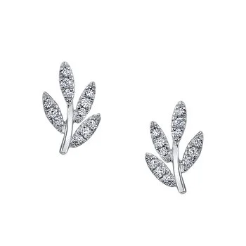 Once-A-Year Jewelry Sale – Grab Your Favorites Now Shop Sales 14K White Gold 0.09 Diamond Floral Accent Stud Earrings