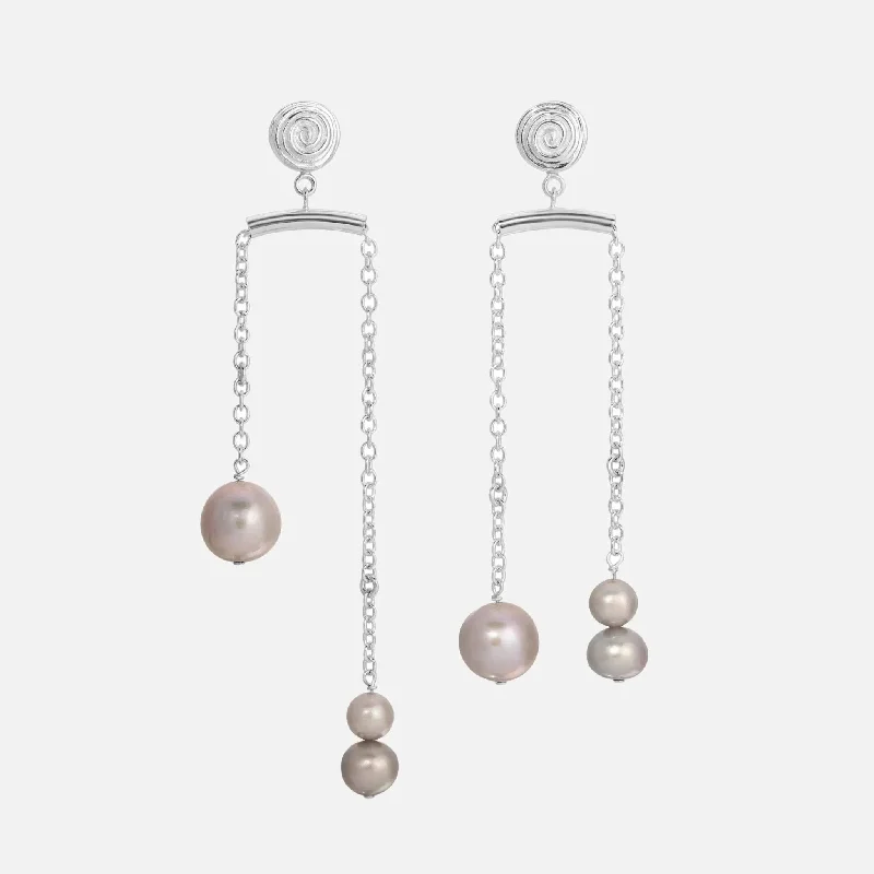 Eco-Friendly Sustainable Jewelry For Conscious Buyers Limited Time Offer Pulley Pearl Stud Earrings Eco-Friendly Sustainable Jewelry For Conscious Buyers Limited Time Offer Pulley Pearl Stud Earrings