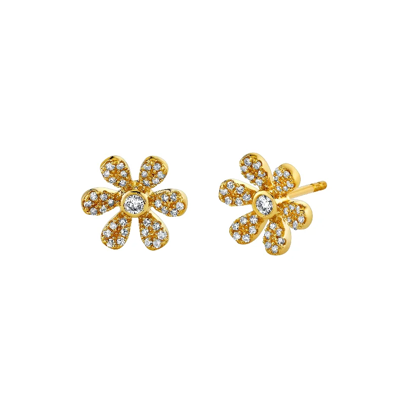 Discounted Luxury Jewelry – Shine Without The Splurge Get The Latest Trends Pavé Flower Stud Earrings Discounted Luxury Jewelry – Shine Without The Splurge Get The Latest Trends Pavé Flower Stud Earrings