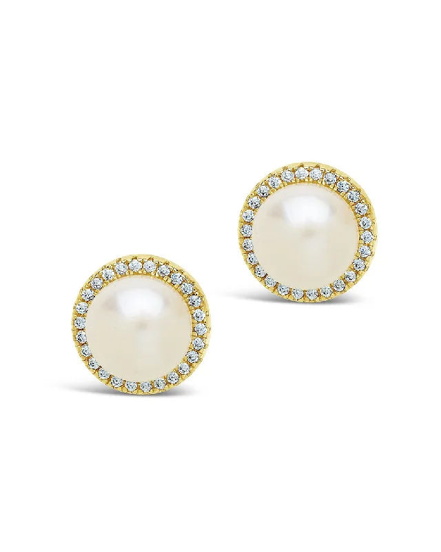 Personalized Jewelry Sale – Meaningful Gifts At Great Prices Big Savings Pearl & CZ Halo Stud Earrings Personalized Jewelry Sale – Meaningful Gifts At Great Prices Big Savings Pearl & CZ Halo Stud Earrings