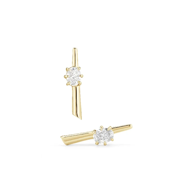 Fashion-Forward Geometric Jewelry For Contemporary Style Chic Style, Always In Vogue Rae Diamond Stud Earrings Fashion-Forward Geometric Jewelry For Contemporary Style Chic Style, Always In Vogue Rae Diamond Stud Earrings