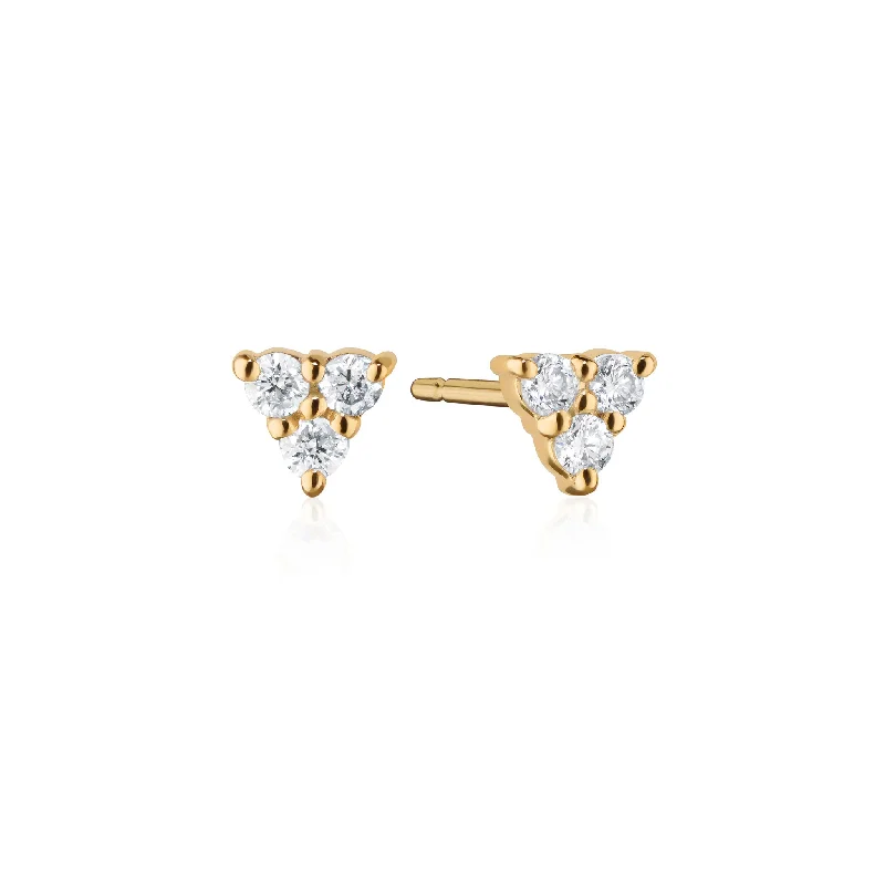 High-End Jewelry, Now More Affordable Than Ever High-End Style Discounts Reclaimed 18k Yellow Gold and Round Diamond Petite Stud Earrings, 3 Diamonds High-End Jewelry, Now More Affordable Than Ever High-End Style Discounts Reclaimed 18k Yellow Gold and Round Diamond Petite Stud Earrings, 3 Diamonds