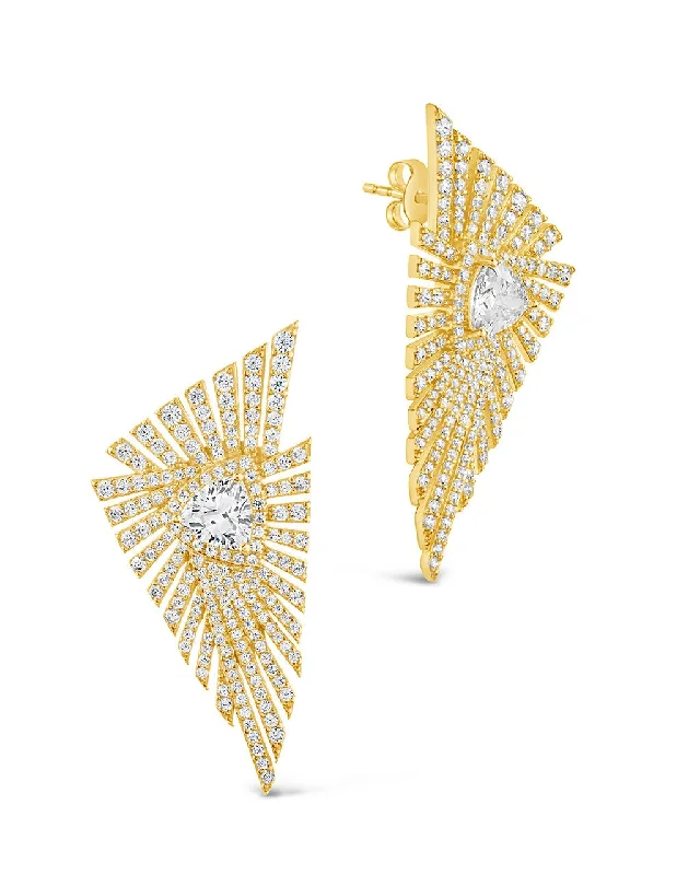 Your Dream Jewelry At Dream Prices Daring Fashion Promotions Rosanne CZ Statement Stud Earrings Your Dream Jewelry At Dream Prices Daring Fashion Promotions Rosanne CZ Statement Stud Earrings