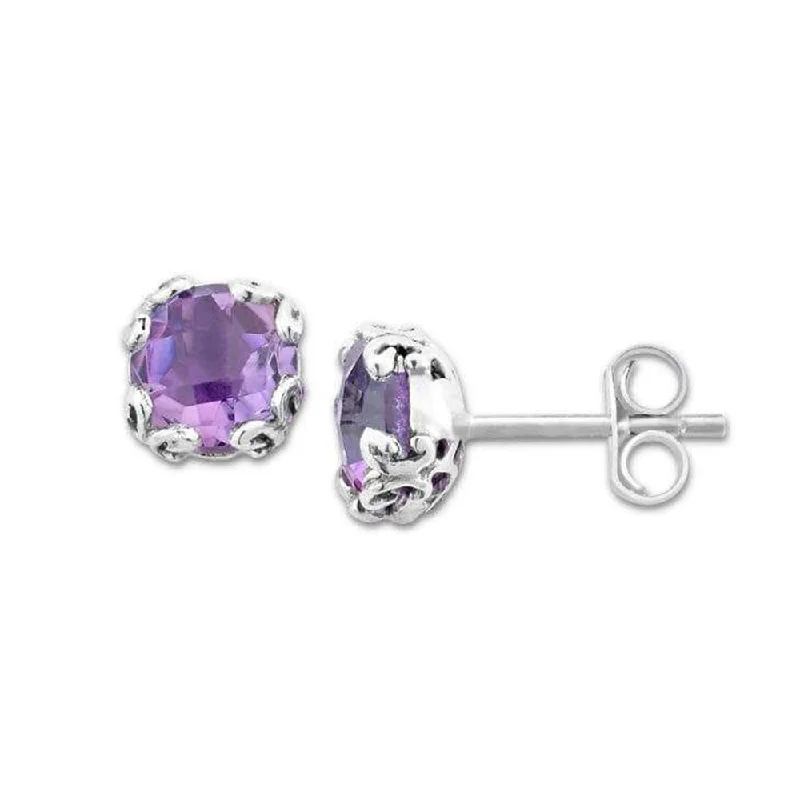 Shop Modern Jewelry Collections With Exclusive Discounts Hurry Before It'S Gone Samuel B. Amethyst Birthstone Glow Stud Earrings - February Shop Modern Jewelry Collections With Exclusive Discounts Hurry Before It'S Gone Samuel B. Amethyst Birthstone Glow Stud Earrings - February