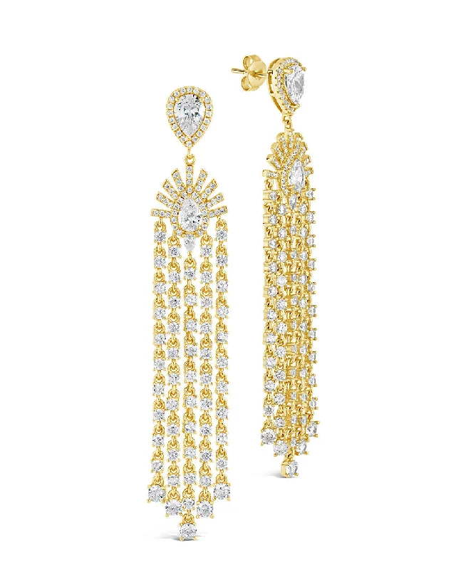 Luxury Handcrafted Jewelry For Elegant Looks New Styles Just In Selma CZ Statement Drop Stud Earrings Luxury Handcrafted Jewelry For Elegant Looks New Styles Just In Selma CZ Statement Drop Stud Earrings