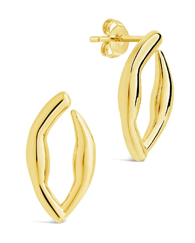 Timeless Elegance Now At Special Discounts Massive Selection Sale Sharee Contoured Stud Earrings Timeless Elegance Now At Special Discounts Massive Selection Sale Sharee Contoured Stud Earrings