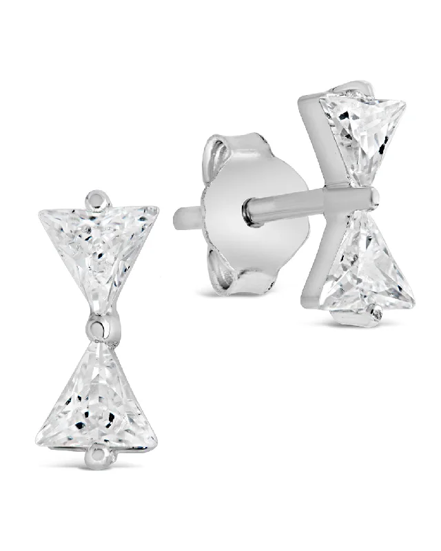 Exclusive Jewelry Markdowns – Limited-Time Offer Playful Fashion Offers Sterling Silver CZ Bowtie Stud Earrings Exclusive Jewelry Markdowns – Limited-Time Offer Playful Fashion Offers Sterling Silver CZ Bowtie Stud Earrings