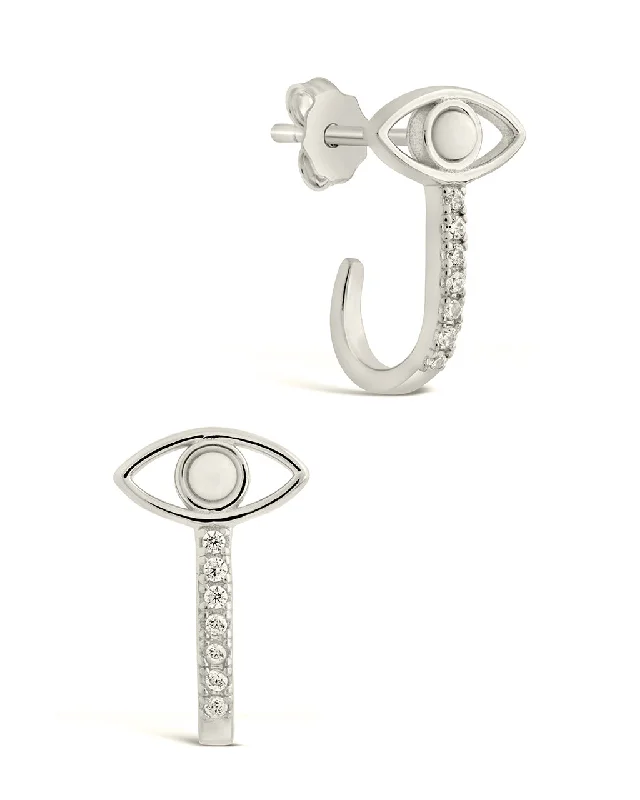 Shop Fine Jewelry With Amazing Deals Refined Fashion Sale Sterling Silver Opal Evil Eye Suspender Stud Earrings Shop Fine Jewelry With Amazing Deals Refined Fashion Sale Sterling Silver Opal Evil Eye Suspender Stud Earrings