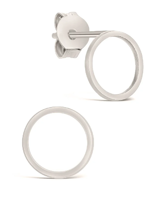 Discounted Jewelry For A Glamorous Look Season Sale Sterling Silver Simple Circle Stud Earrings Discounted Jewelry For A Glamorous Look Season Sale Sterling Silver Simple Circle Stud Earrings
