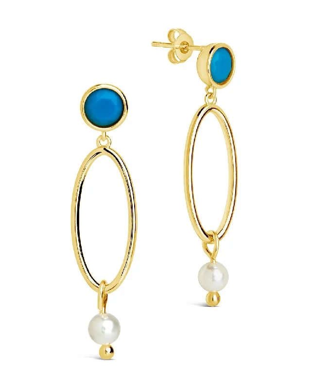 Elegant Designs, Unbeatable Discounts – Shop Jewelry Now Bold Style Discounts Ula Turquoise & Pearl Drop Stud Earrings Elegant Designs, Unbeatable Discounts – Shop Jewelry Now Bold Style Discounts Ula Turquoise & Pearl Drop Stud Earrings