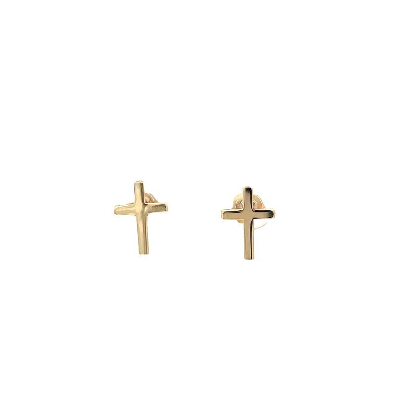 Save On Luxury Jewelry Pieces – Limited-Time Offers Style Upgrade Yellow Gold Cross Stud Earrings Save On Luxury Jewelry Pieces – Limited-Time Offers Style Upgrade Yellow Gold Cross Stud Earrings