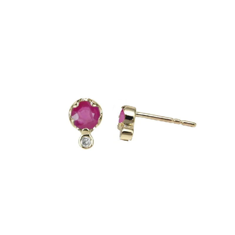 Special Jewelry Deals – Upgrade Your Collection Chic Styles Gold Ruby & Diamond Stud Earrings Special Jewelry Deals – Upgrade Your Collection Chic Styles Gold Ruby & Diamond Stud Earrings